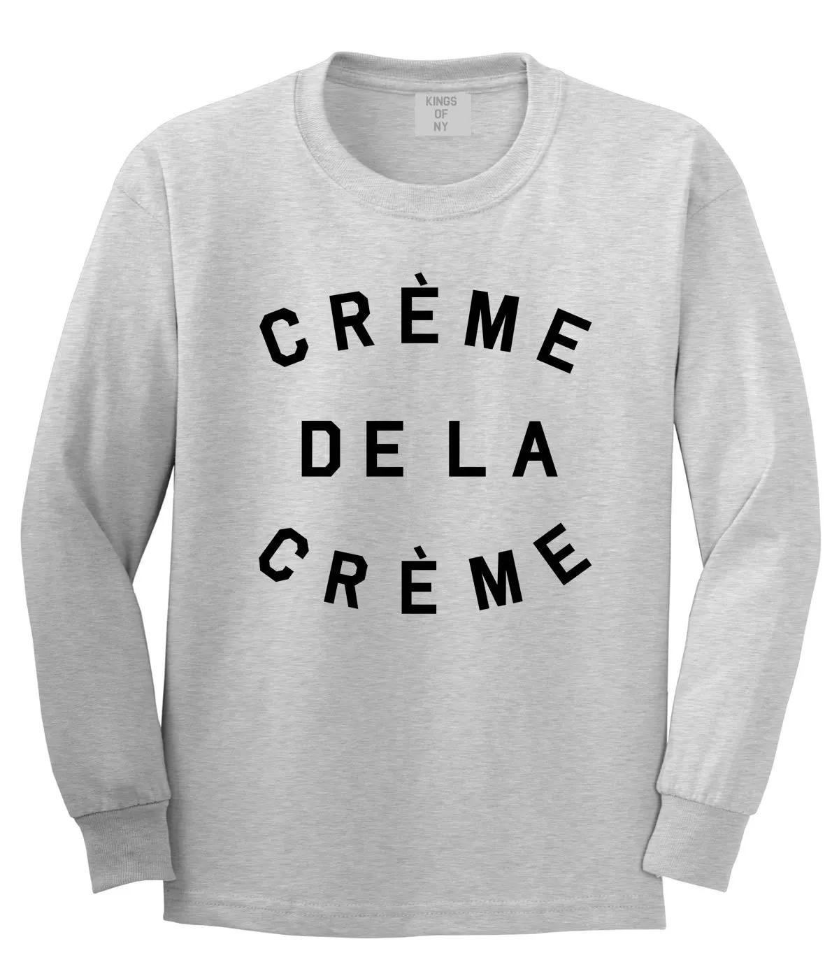 Creme De La Creme Long Sleeve Boys Kids T-Shirt