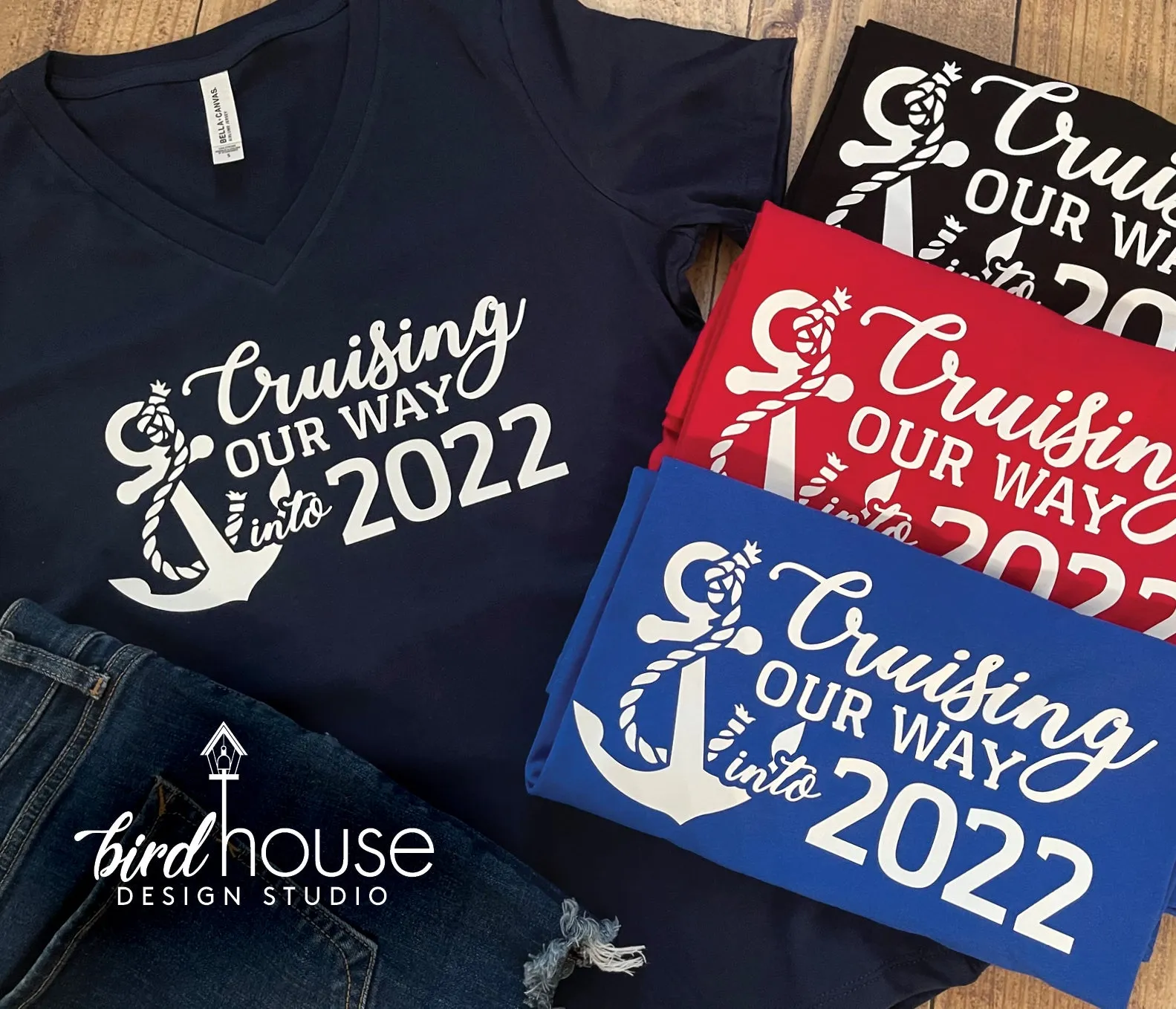 Cruising Our Way into 2023 Cruise Shirt, New Years Graphic Tee