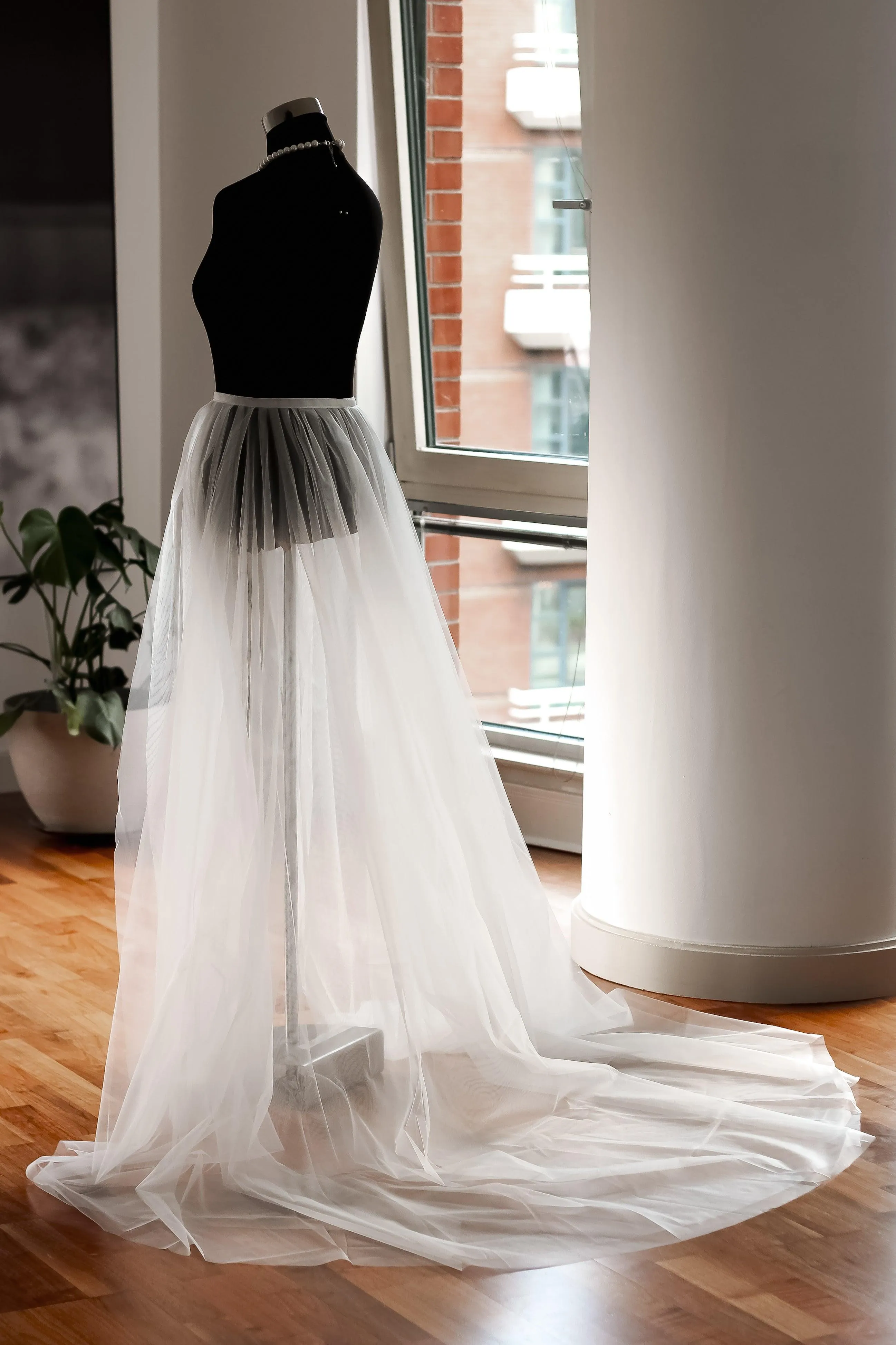 Detachable Bridal Overskirt