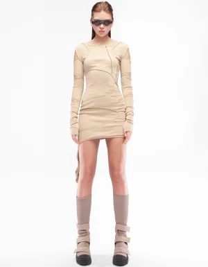 DRESS RIB LAYER SAND