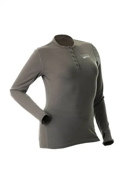 DSG Merino Wool Plus Size Base Layer Shirt | Grey