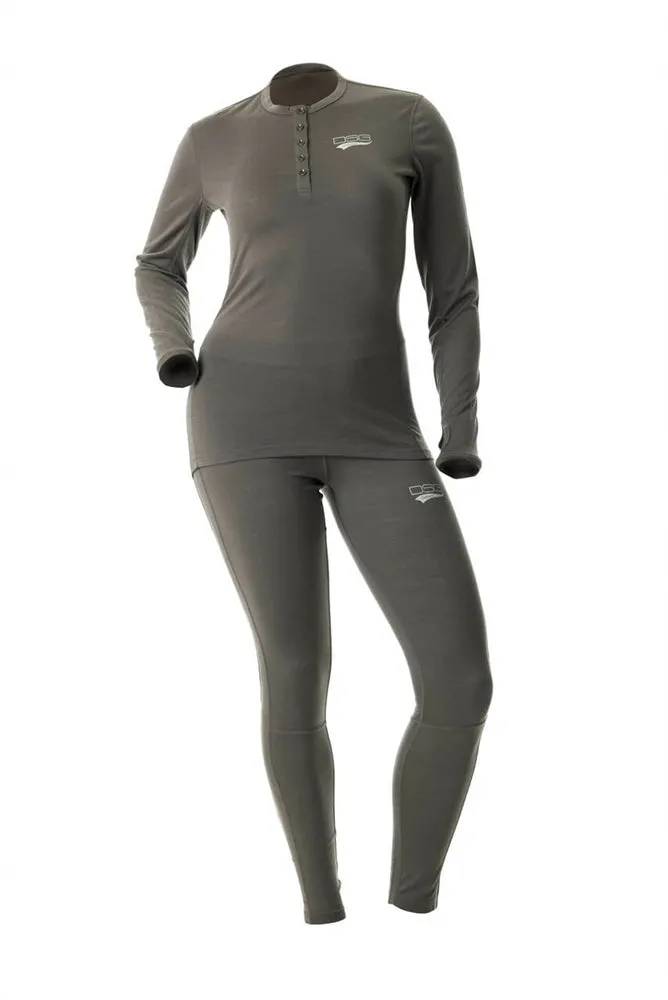 DSG Merino Wool Plus Size Base Layer Shirt | Grey