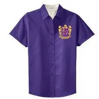 Edna Karr Ladies Twill Shirt (Available in Gold or Purple)