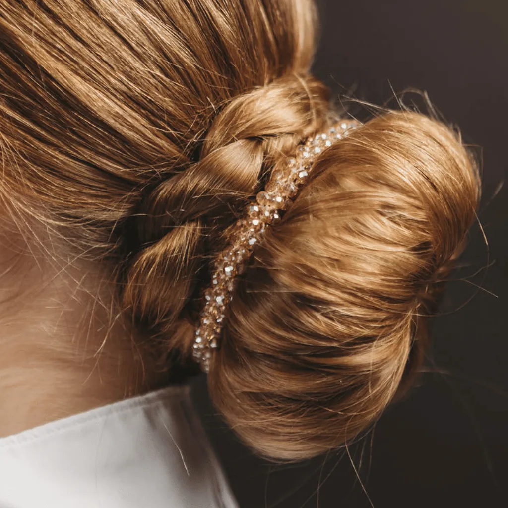 Elegant Beaded Scrunchies