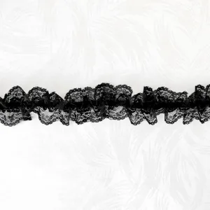 Gathered Elastic Lace - Multiple Colors