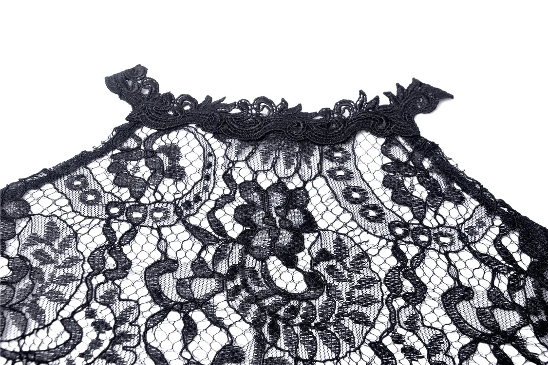 Gothic lace cape with sexy hollow BW059