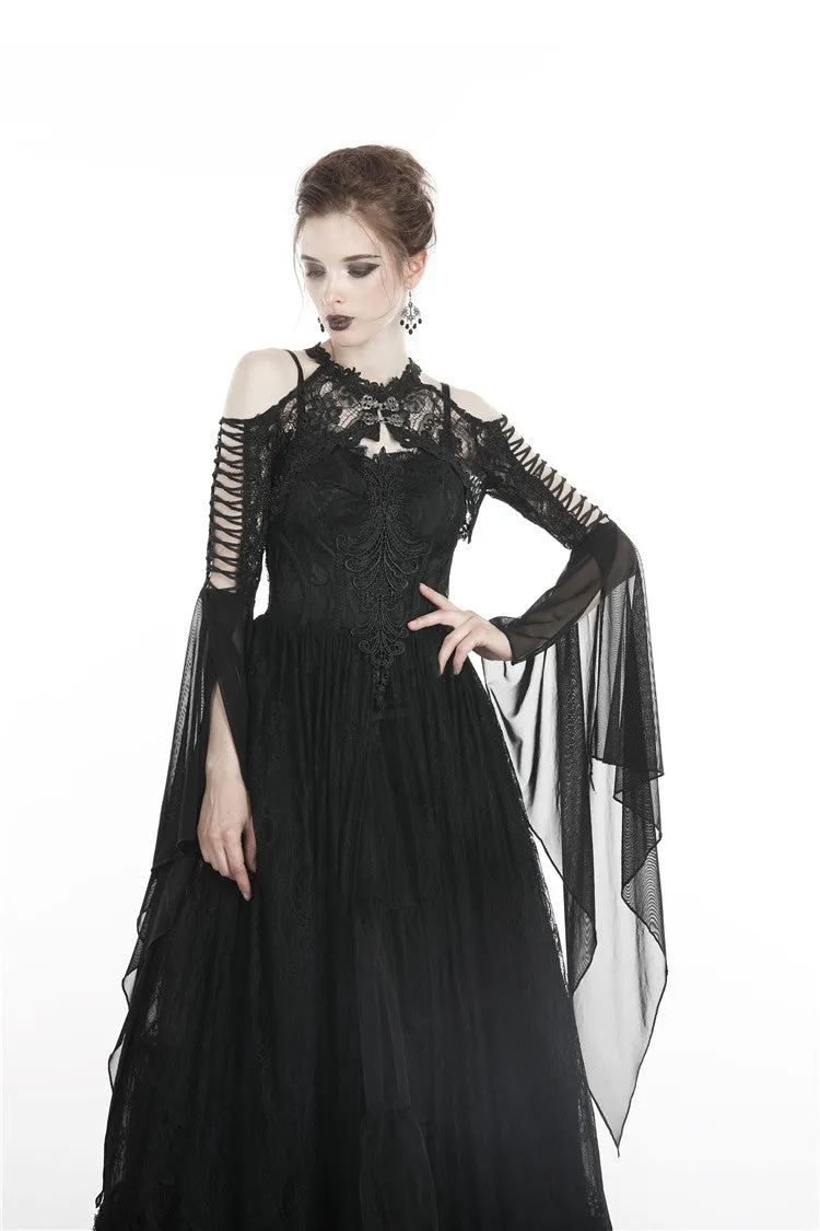 Gothic lace cape with sexy hollow BW059