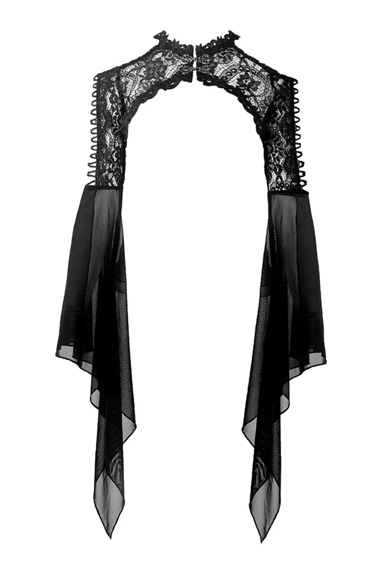 Gothic lace cape with sexy hollow BW059