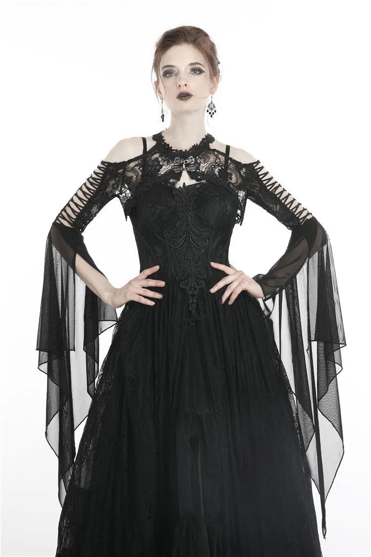 Gothic lace cape with sexy hollow BW059