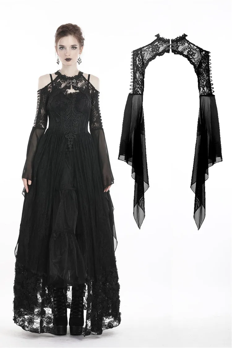 Gothic lace cape with sexy hollow BW059