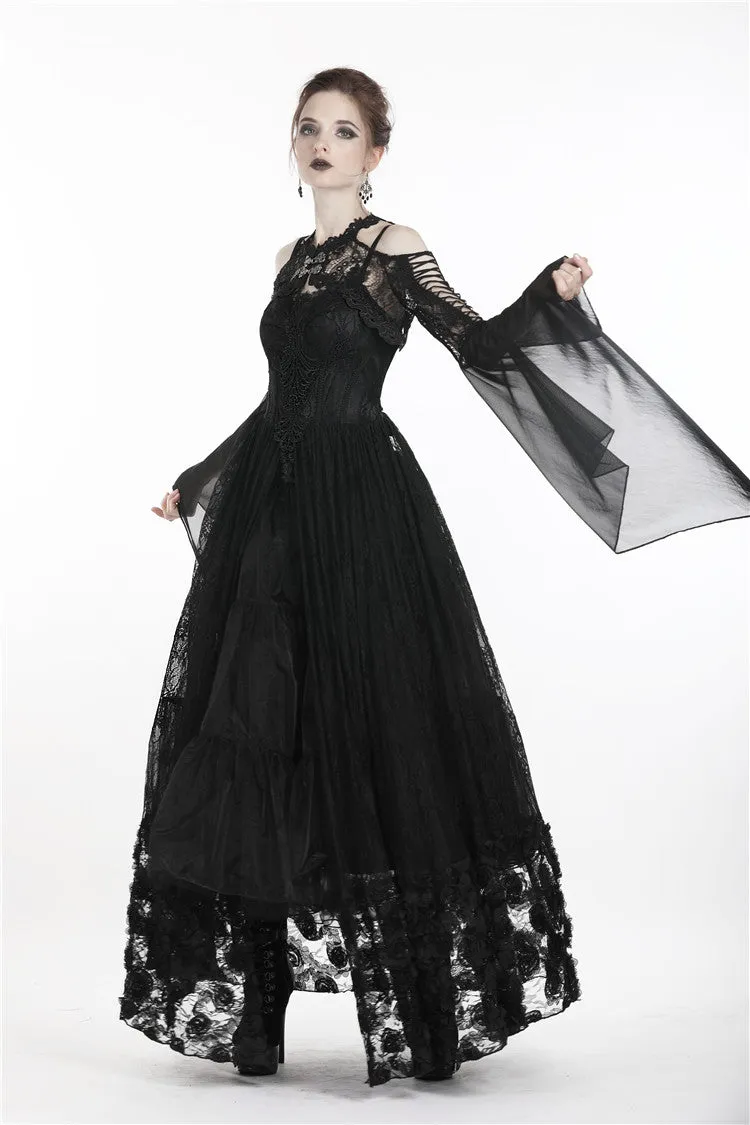 Gothic lace cape with sexy hollow BW059