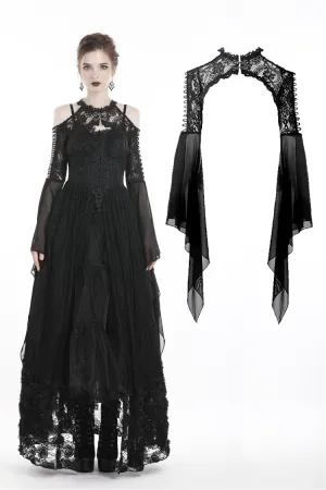 Gothic lace cape with sexy hollow BW059