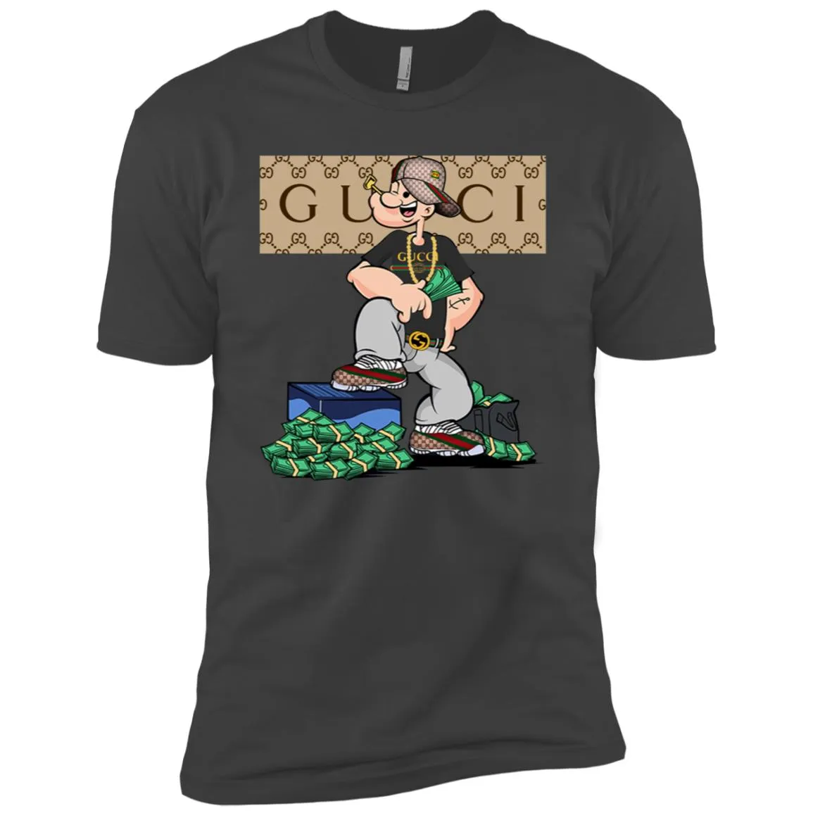 Gucci Cartoon T-shirt Men Short Sleeve T-Shirt