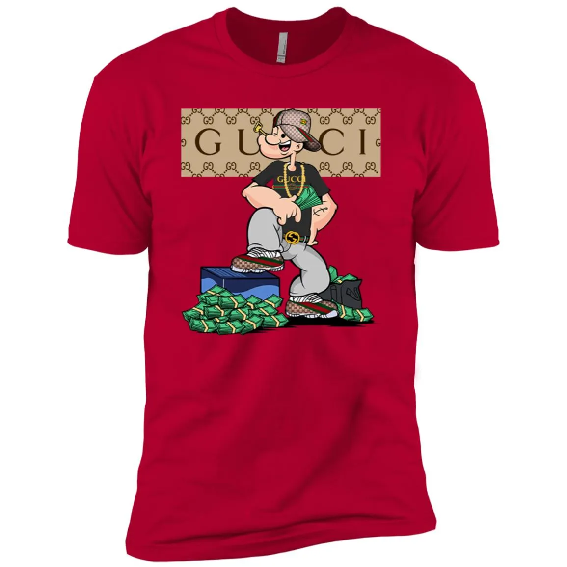 Gucci Cartoon T-shirt Men Short Sleeve T-Shirt