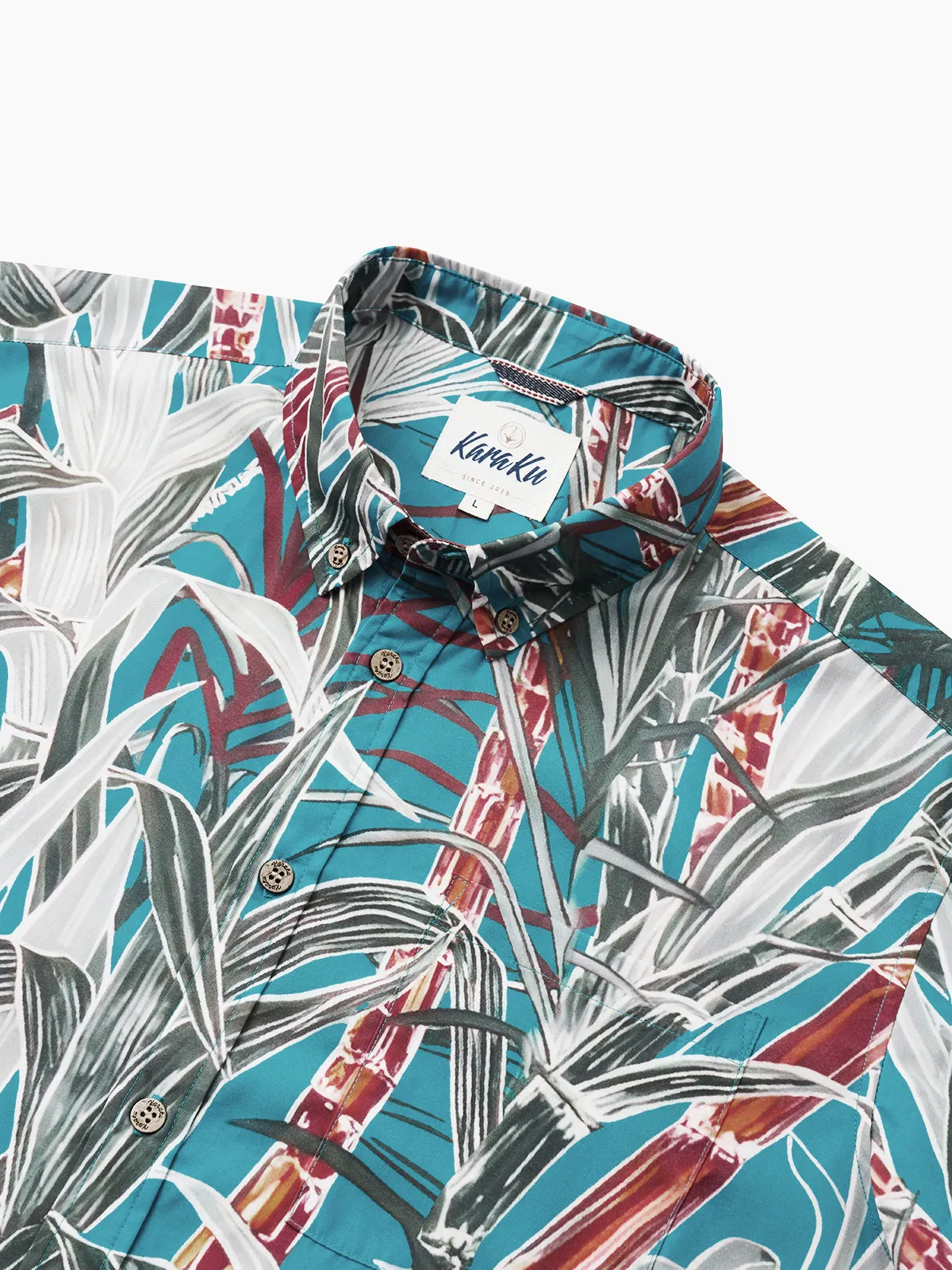 Hawaiian Sugarcane & Tropical Plant Shirt