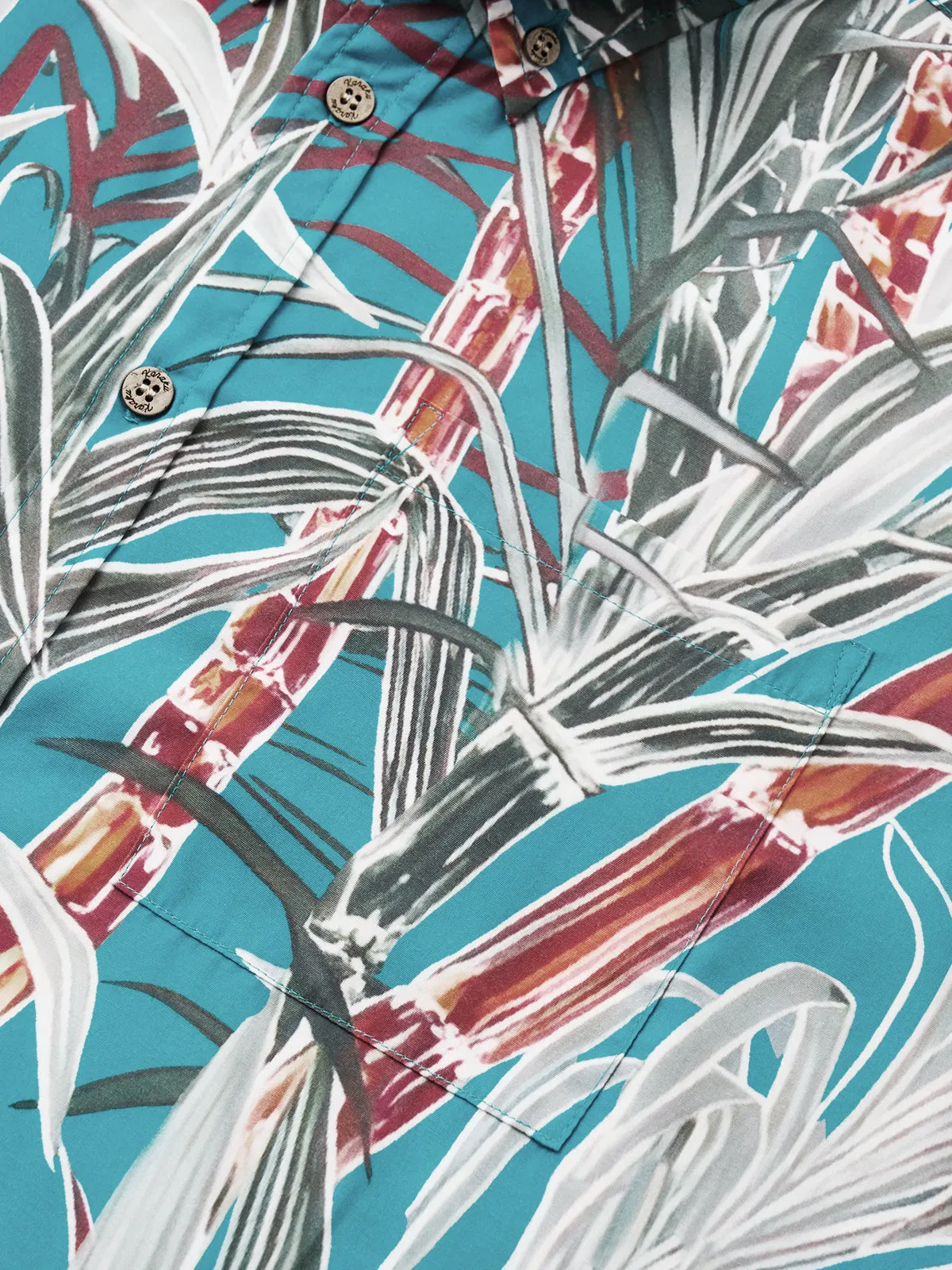 Hawaiian Sugarcane & Tropical Plant Shirt
