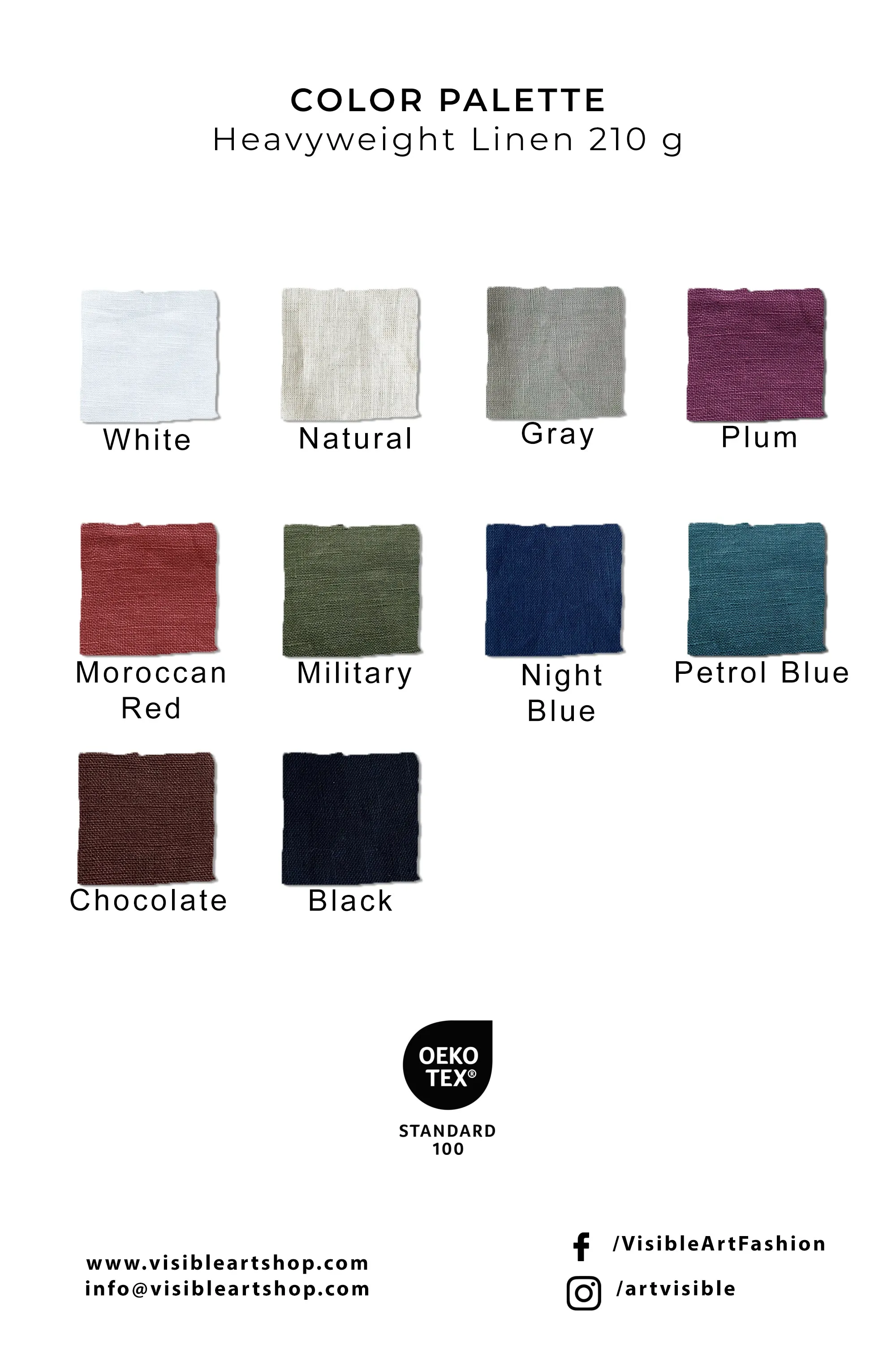 Heavyweight Minimalist Linen Skirt