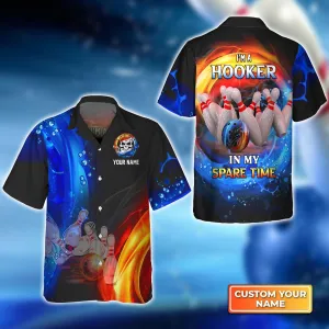 I'm A Hooker In My Spare Time Personalized Name 3D Hawaiian Shirt