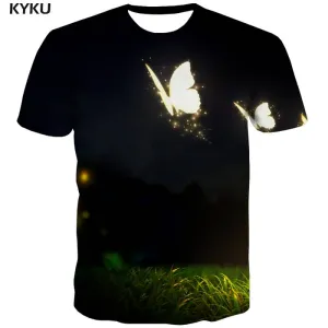 insect shirt plant tee shirt beautiful Cool art costume men