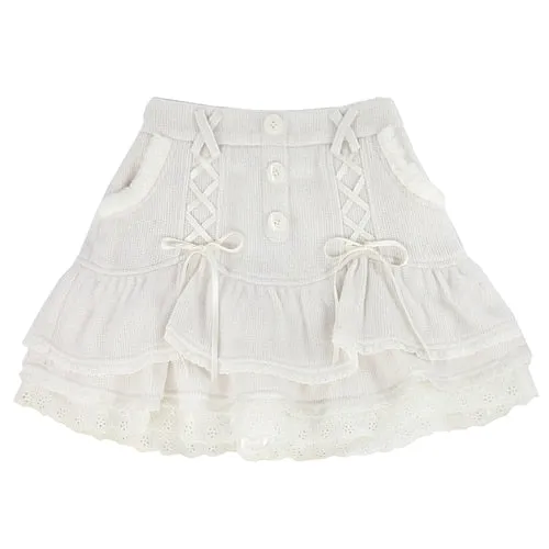 Japanese Style Mini Skirt and Blouse