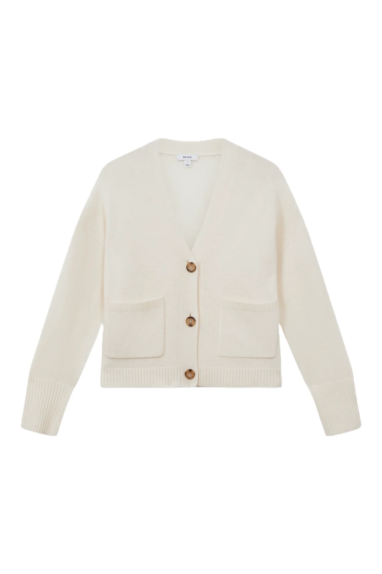 Juni Relaxed Wool-Cashmere Cardigan