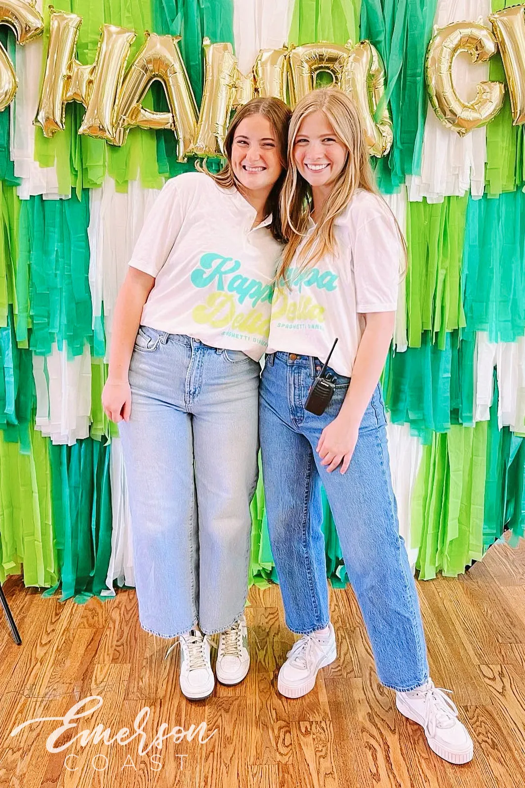Kappa Delta Philanthropy Retro Spaghetti Dinner Henley