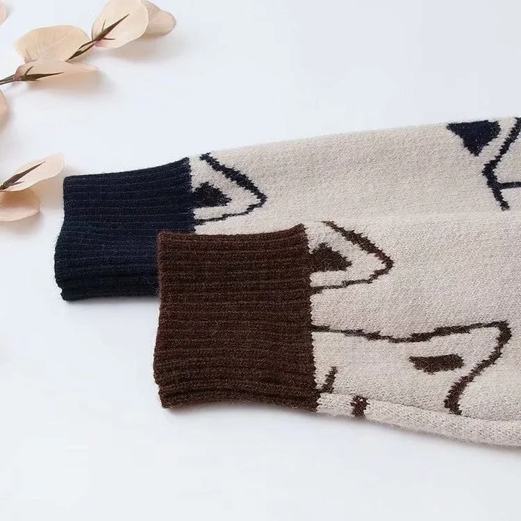 Kawaii Cat Cute Knit Cardigan