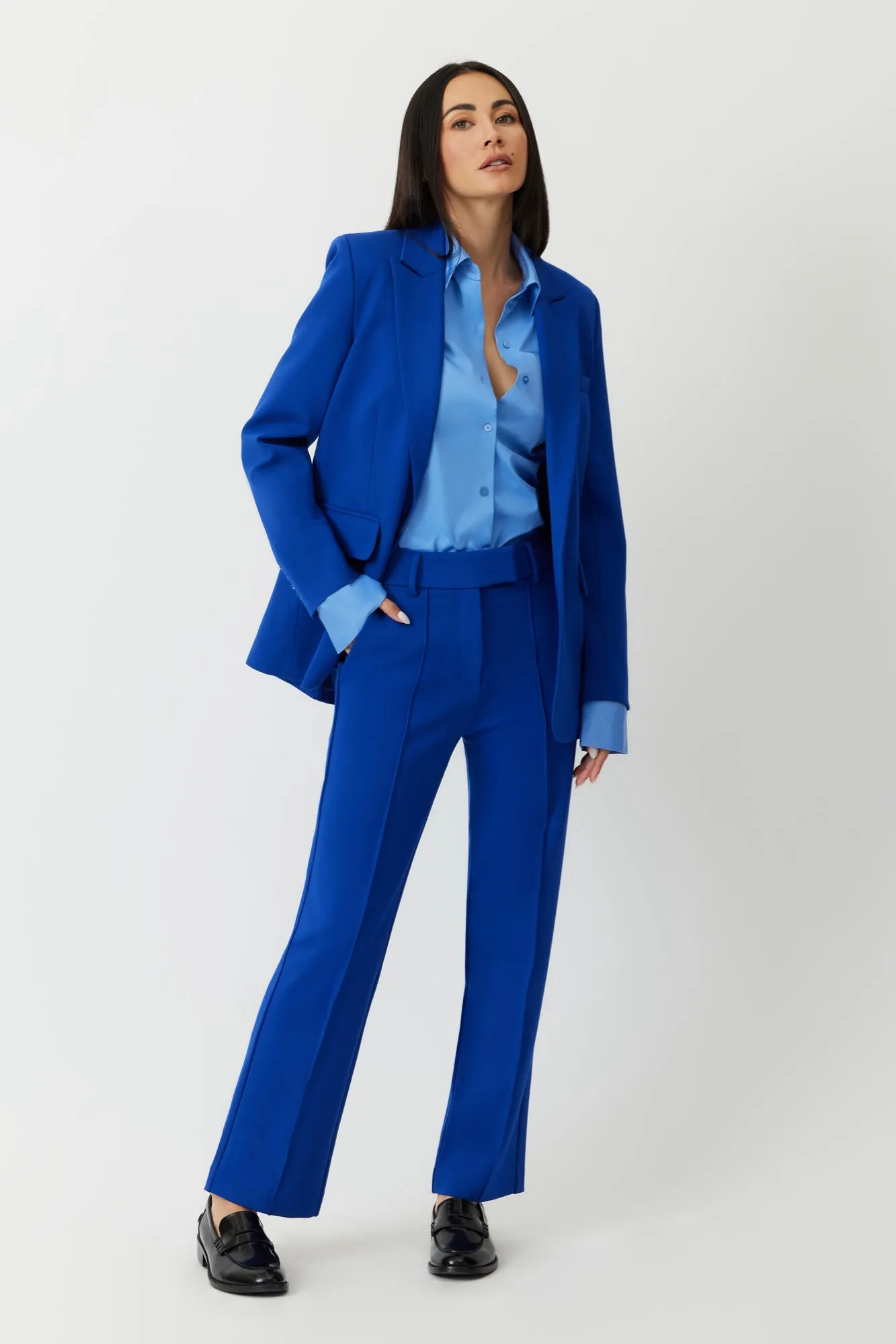 Lapis Reiki Boyfriend Shirt | Oversized Cotton Button Down
