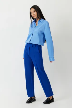 Lapis Reiki Boyfriend Shirt | Oversized Cotton Button Down