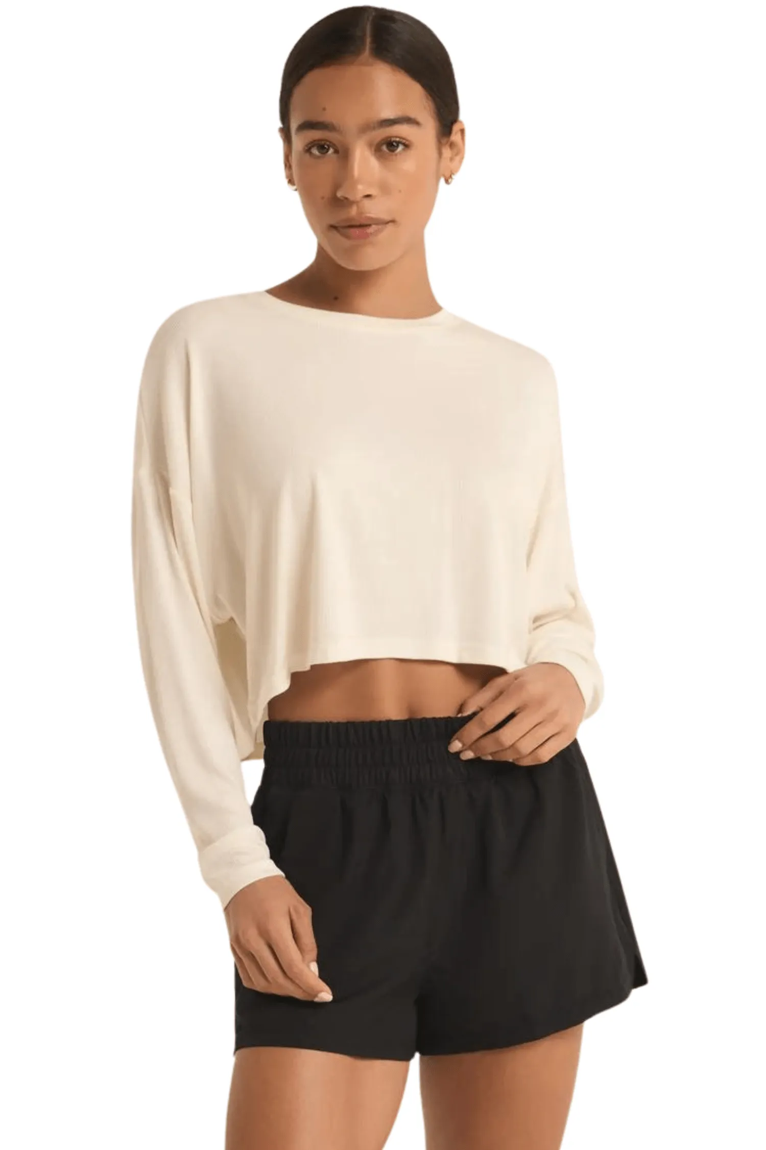 Layer On Rib LS Top