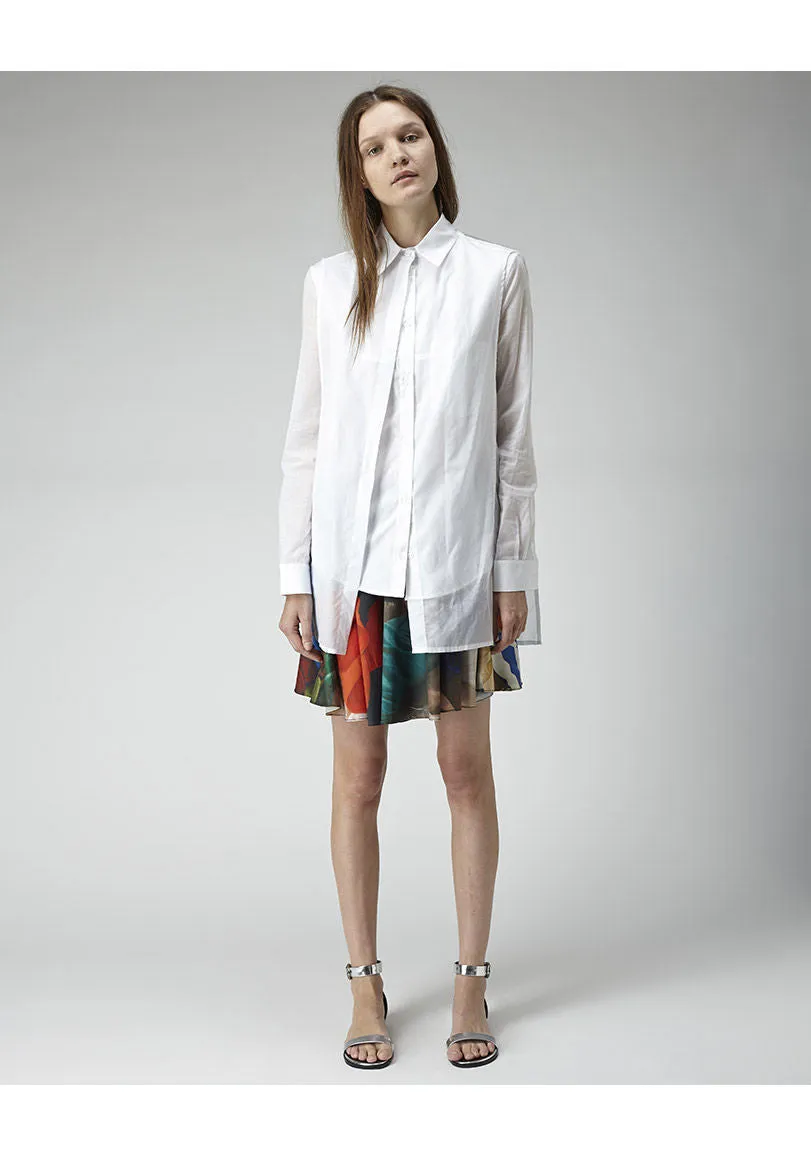 Layered Cape Shirt