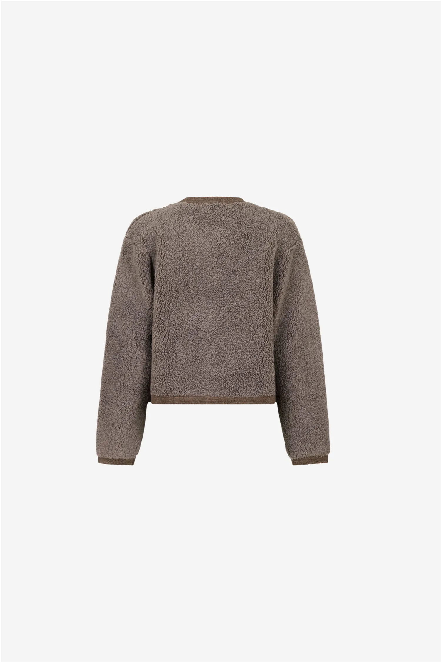 Limo Fluffy Knit Cardigan Iron