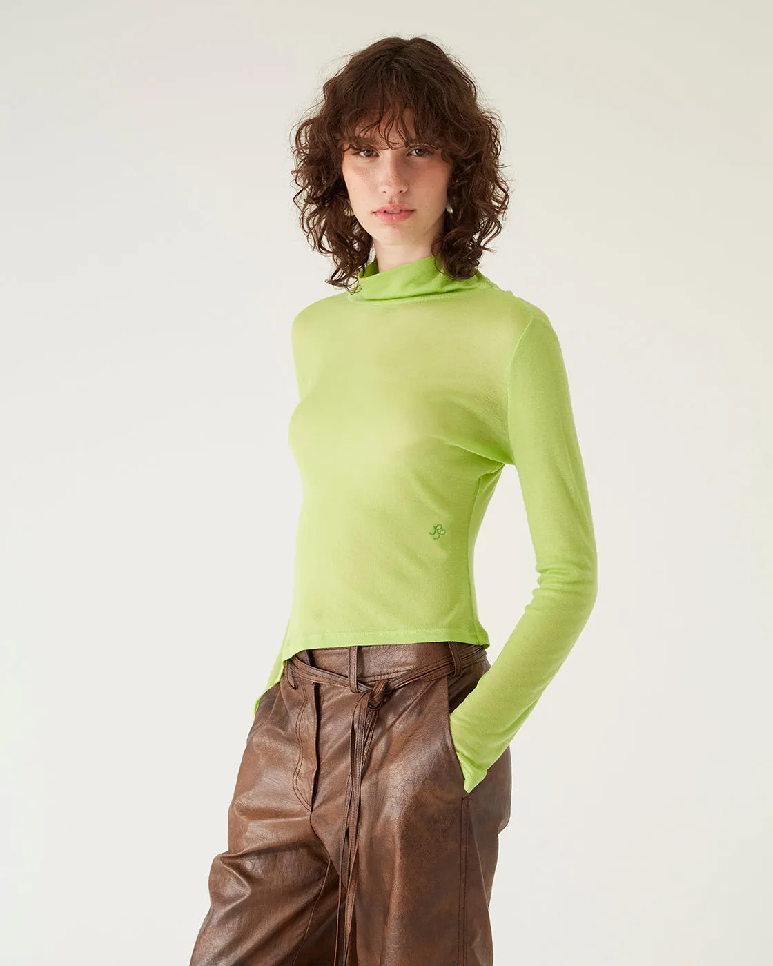 Logan Top Tencel Acid Green