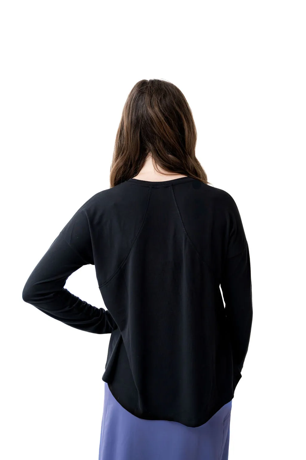 Long Sleeve Every Day Tee - Black