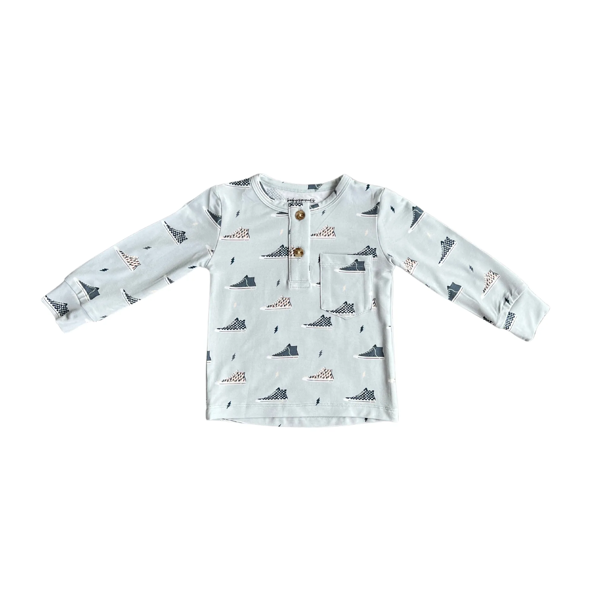 Long Sleeve Henley Shirt