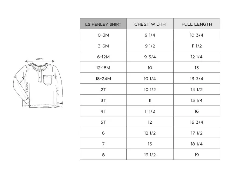 Long Sleeve Henley Shirt