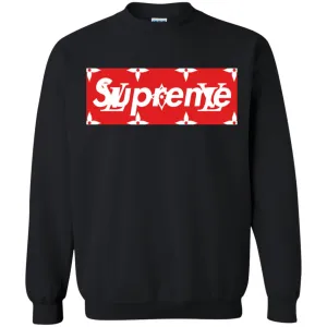 Louis Vuitton Box Supreme T-shirt Crewneck Pullover Sweatshirt