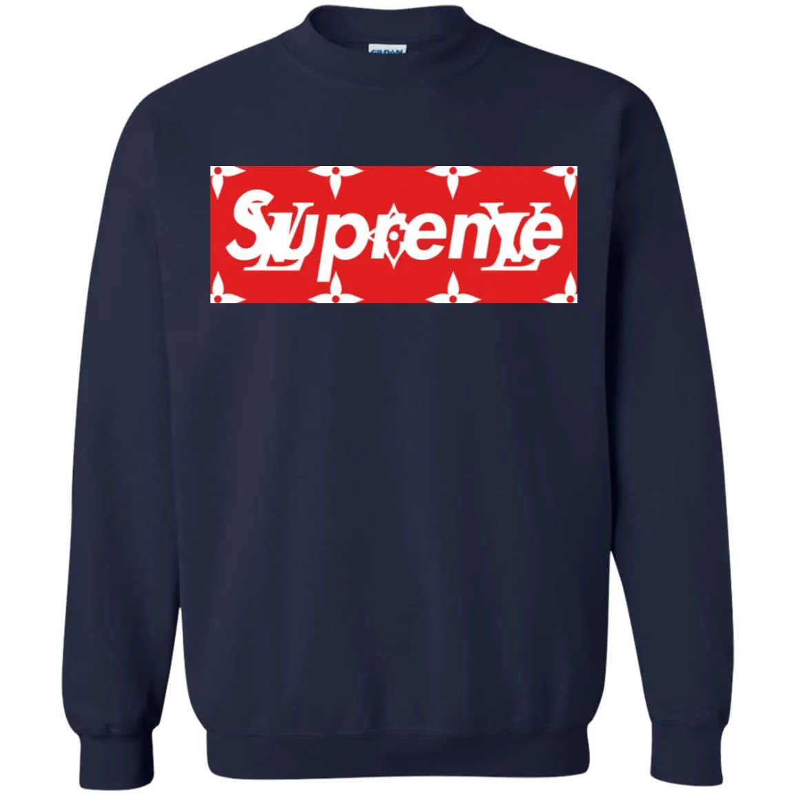 Louis Vuitton Box Supreme T-shirt Crewneck Pullover Sweatshirt