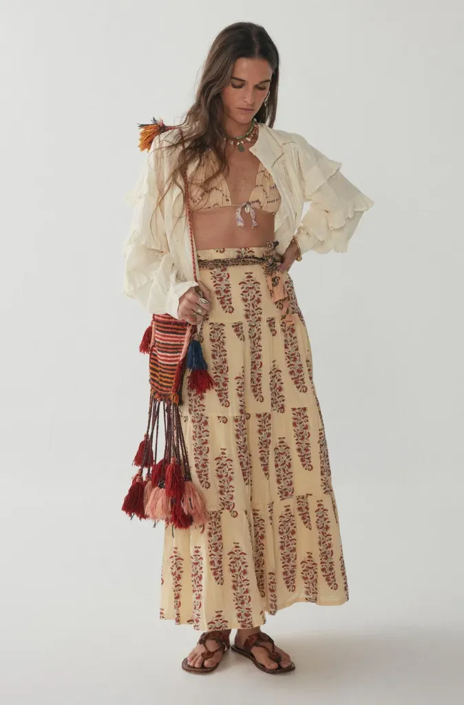 Maison Hotel Mia Skirt in Hamlet Rose