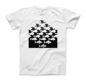 MC Escher Sky and Water I Art T-Shirt by Art-O-Rama Shop