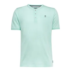 Men Sirma-Ss Henley T-Shirt - Light-Blue