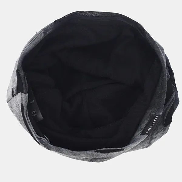 Mens Distressed Beanie Slouchy Hat B090a