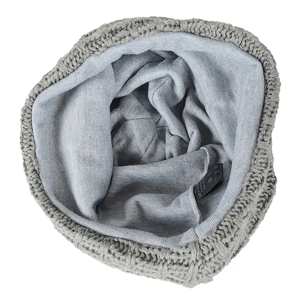 Mens Knit Baggy Beanie Hats B101