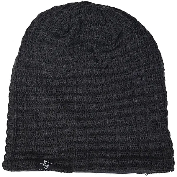 Mens Knit Baggy Beanie Hats B101
