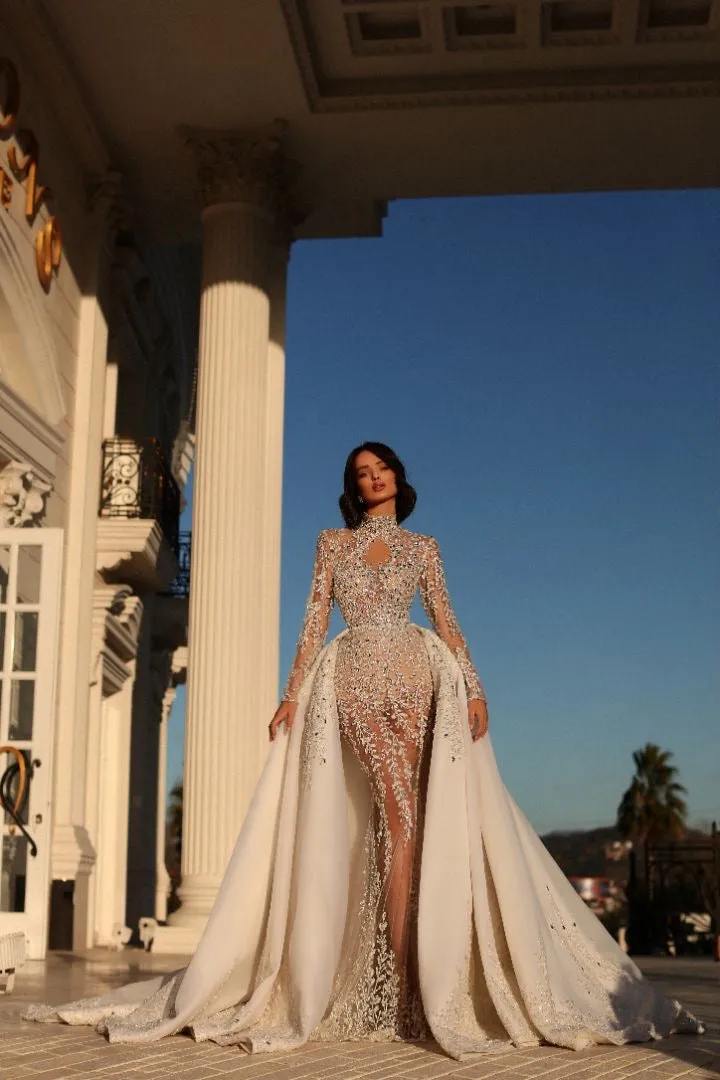 Miranda Long  Luxury White Wedding Dress