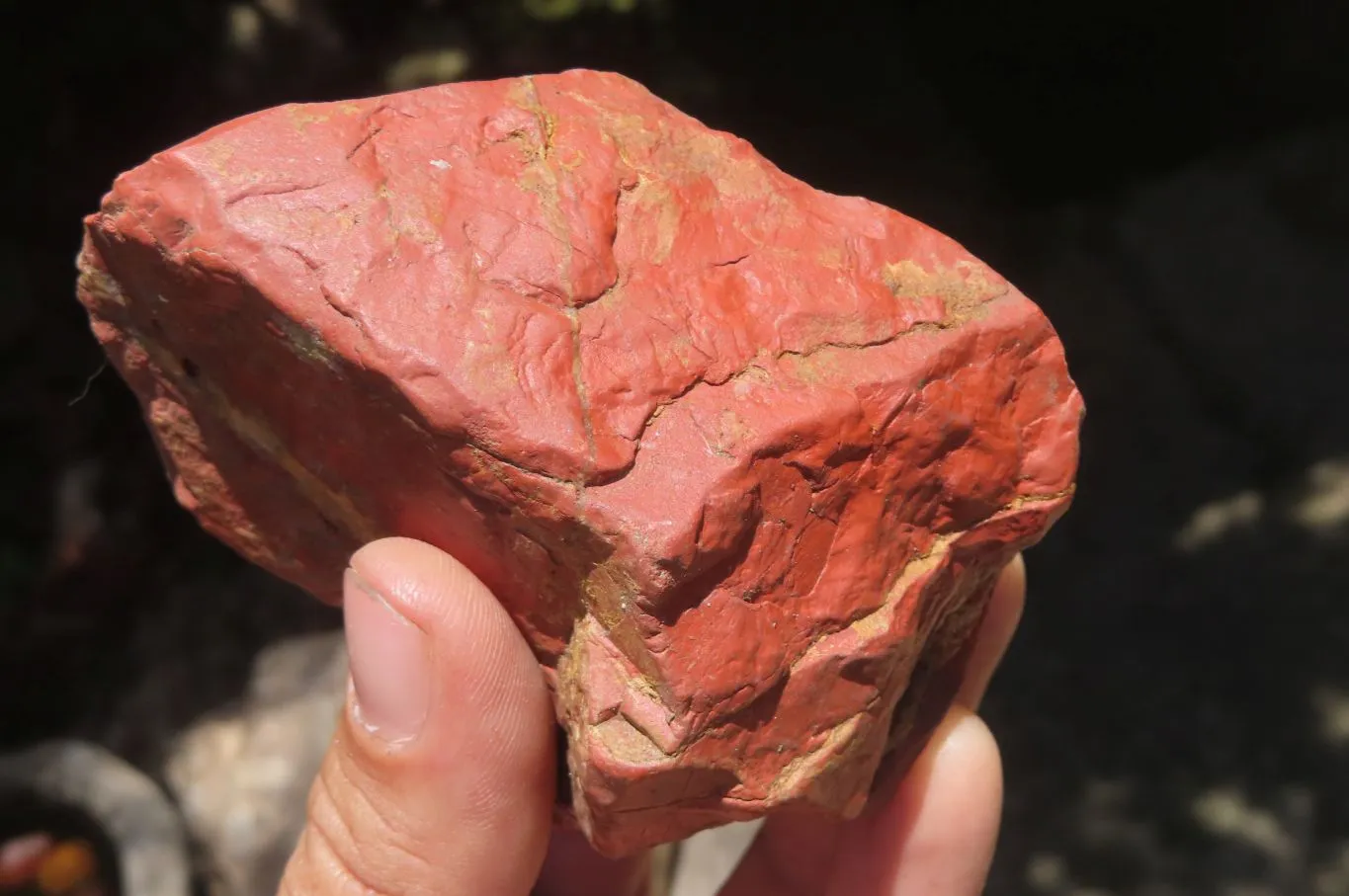 Natural Red Jasper Specimens x 8 From Northern Cape, South Africa