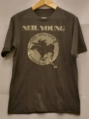 NEIL YOUNG 100% Cotton New Vintage Band T Shirt