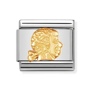 NOMINATION Classic Gold Mozart Charm