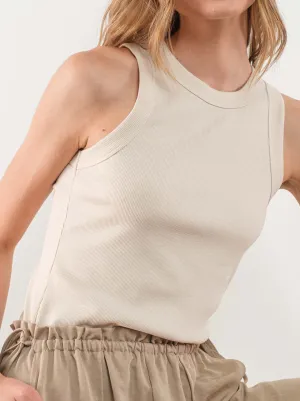 Oyster Knit Sleeveless Top