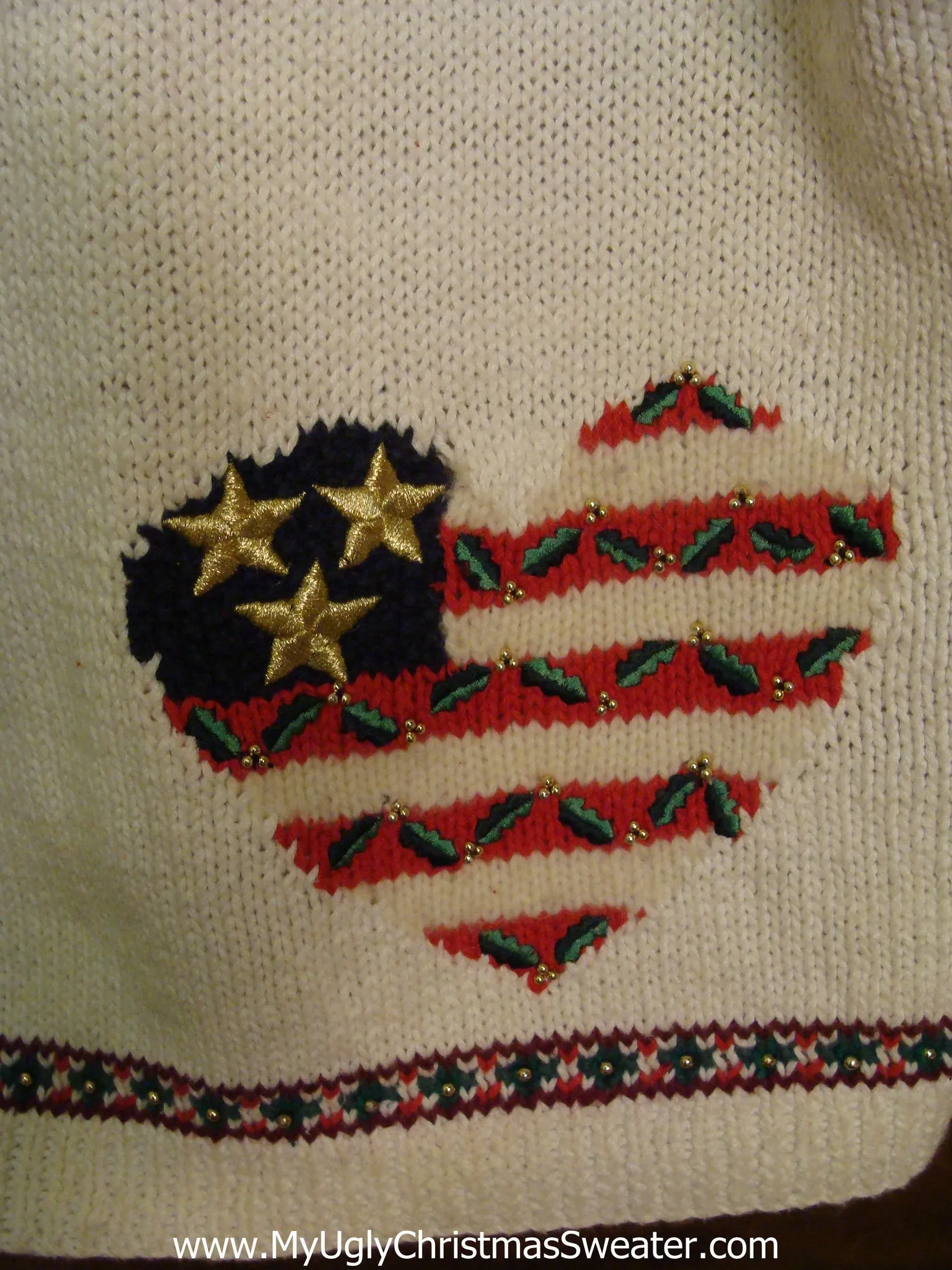 Patriotic USA Horrible Christmas Sweater